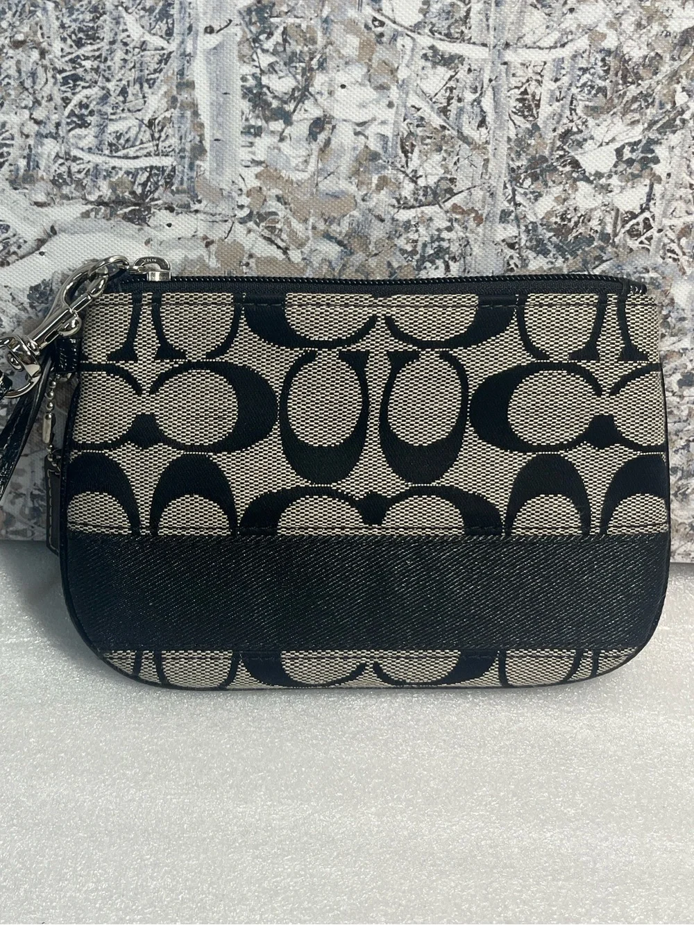 Coach Black Wristlet